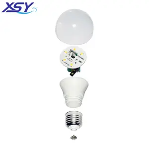 Factory Specials 5w 7w 9w 12w 15w 18w Led Bulb Raw Material Energy Saving Incandescent Led Bulb Skd Lighting
