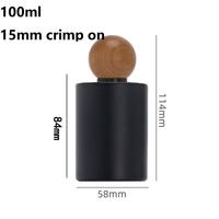Flacons de parfum en verre de luxe de haute qualité, forme personnalisée avec logo, 30ml 50ml 100ml, bouchon à vis, diffuseur à bâtonnets, vides, MOQ 1000 pièces