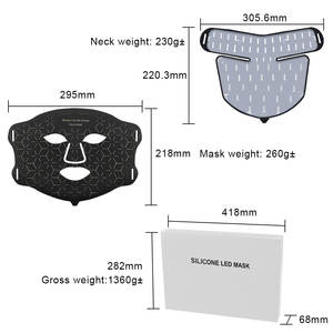 EYCO-Máscara <span class=keywords><strong>Facial</strong></span> Blanqueadora Antienvejecimiento con Carga Usb, Terapia de Luz Roja, Fotón <span class=keywords><strong>Facial</strong></span>, Tratamiento PARA EL Acné, Máscara <span class=keywords><strong>Facial</strong></span> <span class=keywords><strong>Led</strong></span> de Silicona - Product Image 6