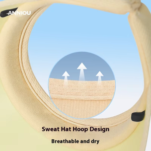 महिलाओं की फैशनेबल गर्मी Uv सूर्य संरक्षण टोपी बड़े ब्रिम लुभावनीय हेडबैंड अपf50 + एंटी- यूव आकस्मिक विर कैप - Product Image 2