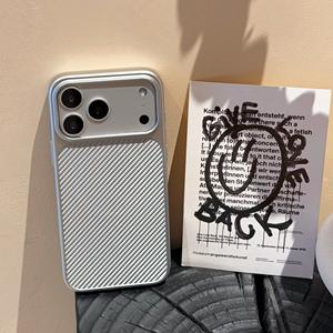 Étuis de téléphone portable magnétiques sans fil à motif fibre de carbone premium, antichoc pour iPhone 17 Pro Max 16 15 - Product Image 6