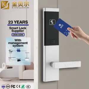 Serratura Elettronica M1 elektronik elektrik Swipe anahtar kart otel ahşap kapı için Rfid anahtarsız otel kapı kilidi