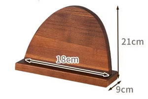 Semi-circulaire Demi-Rond Bambou Bois Double Face Magnétique Couteau Bloc Batterie De Cuisine Ensembles Porte-Couverts <span class=keywords><strong>pour</strong></span> La Maison Cuisine Stockage - Product Image 2
