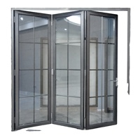 Porte pliante Standard en Aluminium Double verre