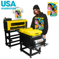 Printer DTF A3 Presisi Tinggi 30cm Murah dengan Shaker dan Pengering Stok Gudang AS Dukungan Layanan Lokal