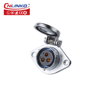 CNLINKO-Boucliers étanches pour vélo, batterie électrique, connecteur 3 pôles mâle, 3 broches femelle, 5 broches mâle et femelle