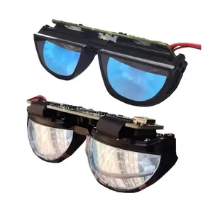 VR AR video glasses 0.71inch display module composed of dual micro OLED screen, Birdbath Lens and controller board
