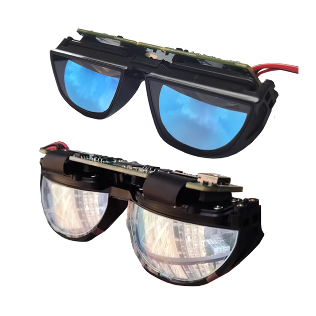 VR AR Video Glasses 0.71inch Display Module Composed of Dual Micro OLED Screen, Birdbath Lens and Controller Board
