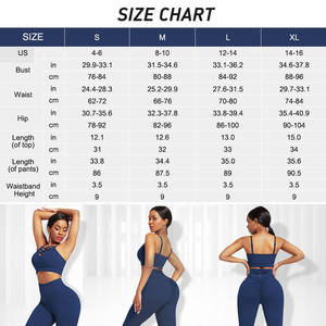 Conjunto de Yoga Personalizado, Ropa Deportiva para Mujer Talla Grande, Sujetador Deportivo con Push-Up, Leggings de Cintura Alta para Mujer, Conjuntos de Fitness, Ropa de Gimnasio - Product Image 6