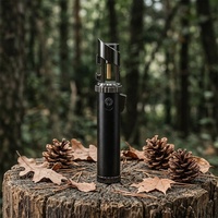Briquet torche coupe-vent en forme de pistolet, rechargeable par USB-C, au gaz butane, 1300°C, pour barbecue et camping, vente en gros