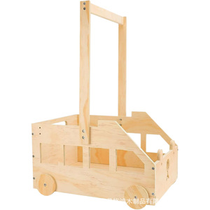 Estante de Almacenamiento de Ropa de Bebé de Madera con Perchas y Caja para Juguetes, para Organización de Ropa de Recién Nacidos de 0 a 12 Meses, Uso en Escritorio - Product Image 5