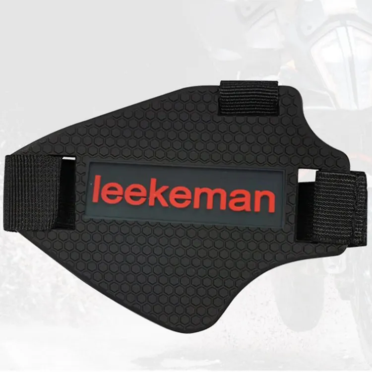 SLKE-Protector para botas de motocicleta, Protector negro para calzado de Moto, cubierta para palanca de cambios
