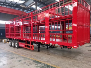 Remorques de transport de bétail, de moutons et d'animaux d'élevage, remorques à 2 ou 3 essieux, camion à clôture, semi-remorque - Product Image 2