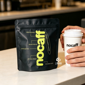 Bolsas de café impresas personalizadas con MOQ bajo, impresión digital, bolsas con cierre vertical, empaques de alimentos de aluminio. - Product Image 3
