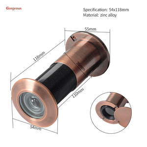 Mirilla <span class=keywords><strong>de</strong></span> Seguridad <span class=keywords><strong>para</strong></span> Puerta <span class=keywords><strong>de</strong></span> Aleación <span class=keywords><strong>de</strong></span> Zinc con Gran Angular <span class=keywords><strong>de</strong></span> Visión <span class=keywords><strong>de</strong></span> 200 Grados <span class=keywords><strong>para</strong></span> Hogar y Hotel - Product Image 6