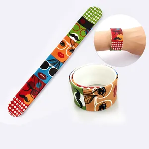 Lovely Design 100% Silicone Slap Wrist Band Ruler Slap Bands for Kids