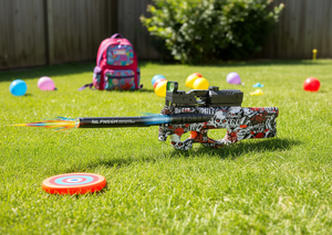 Pistola de Agua Eléctrica P90 con Mira Verde y Linterna, 150-200 fps, para Niños de 8 a 13 Años, Pistola de Juguete de Plástico - Product Image 2