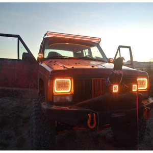 ไฟทำงาน LED RGB ขนาด 7 นิ้ว 45W ควบคุมผ่านแอปบลูทูธ สำหรับรถบรรทุกและรถ SUV - Product Image 4