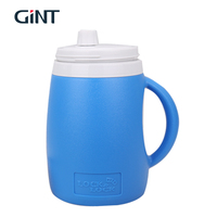 Pichet refroidisseur bleu 2.5L sans BPA Pichet à eau de camping en plein air Accessoires de voyage Refroidisseur d'eau isolé avec bec verseur