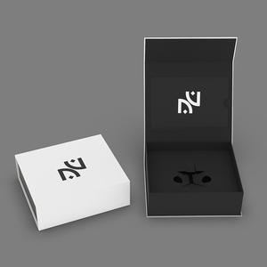Customized Logo Luxury Black Recyclable Cardboard Rigid Magnetic Paper <b>Box</b> Magnetic Closure Gift Paper <b>Box</b> - Product Image 5