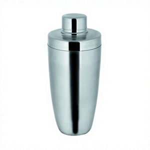 Coctelera de acero inoxidable con logotipo personalizado con kit de herramientas de barman de metal pulido accesorios de barra - Product Image 1