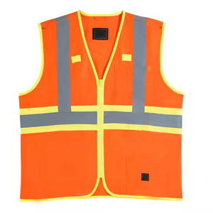 เสื้อกั๊กนิรภัยสะท้อนแสง ANSI Class 1 ระบายอากาศได้ดี สีและโลโก้ปรับแต่งได้ ได้รับการรับรองมาตรฐาน EN 20471 รองรับ OEM/ODM ไซส์ S-4XL - Product Image 2