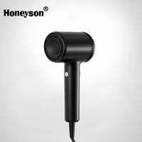 Sèche-cheveux professionnel pour hôtel, moteur BLDC 1800W, haute vitesse, ionique, diffuseur, température constante, en plastique