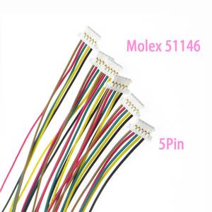 Câble 5 broches pas de 1,25 mm Molex 51146 – Faisceau fil-carte pour instruments de test et drones - Product Image 1