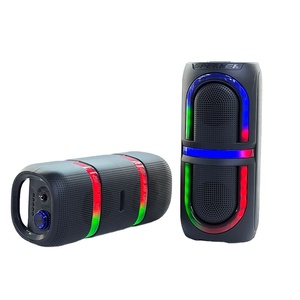 Ddual 4 pollici RGB altoparlanti portatili BT/USB/FM/TWS/<span class=keywords><strong>MIC</strong></span>/LED per esterni altoparlante BT portatile ad alta potenza Subwoofer portatile - Product Image 1