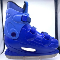 Patins à glace personnalisés et à boucle fixe en métal, chaussures de hockey résistant aux chocs, nouveau, vente en gros,