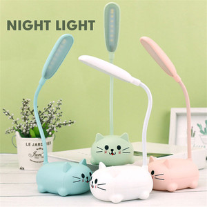 Portable <b>LED</b> Desk <b>Table</b> Lamp Foldable Lighting Cute Cartoon Desk Lamp USB Charged <b>LED</b> Reading <b>Light</b> Eye Protection Night <b>Light</b> - Product Image 2