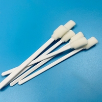 Swab Busa Gagang Putih 125mm - Kepala 12.7x8.8x26mm - 50pcs - untuk Wafer Chuck, Photomask, Reticle & CMP Pad