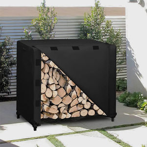 Taille Personnalisable Étanche <span class=keywords><strong>Bois</strong></span> <span class=keywords><strong>de</strong></span> <span class=keywords><strong>Chauffage</strong></span> Rack Snow Protector Patio Log Rack Cover - Product Image 1