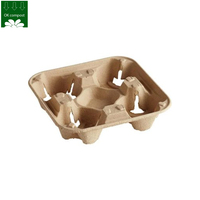 Support à bière en bagasse de canne à sucre 100 % compostable, service personnalisé