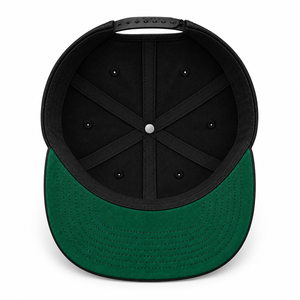 Casquette de baseball respirante de haute qualité, noire, avec logo brodé 3D personnalisé, fermeture snapback. - Product Image 4