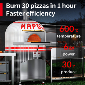 Horno <span class=keywords><strong>de</strong></span> pizza eléctrico comercial Dingbai para uso en panadería, horno para hornear pizza y <span class=keywords><strong>pan</strong></span>, equipo para restaurante - Product Image 2