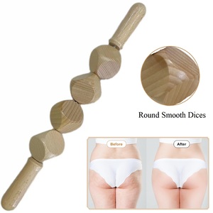 Outils de massage en bois pour sculpter le corps Soulagement de la douleur musculaire Masseur anti-cellulite