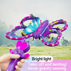 Princess <strong>RC</strong> <strong>Remote</strong> <strong>Control</strong> <strong>Quadcopter</strong> Butterfly Toy Colored Lights <strong>Remote</strong> <strong>Control</strong> Aircraft butterfly 4 Axis <strong>RC</strong> Airplane - Product Image 5