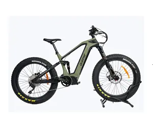 퀸 1000W Bafang 울트라 M620 전기 지방 하이브리드 Ebike 미드 드라이브 G510 프레임 풀 서스펜션 전기 산악 자전거