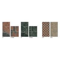 Carreaux muraux en céramique de porcelaine 600x1200, aspect rustique mat, résistants à l'usure, pour salle de bain, fabriqués en Chine – Vente chaude