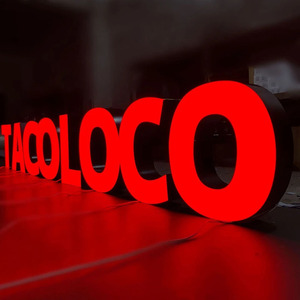 Nhà máy tùy chỉnh <span class=keywords><strong>Acrylic</strong></span> kinh doanh Logo dấu hiệu cửa hàng LED biển phía trước cửa hàng 3D bảng hiệu không thấm nước chiếu sáng LED đăng ký - Product Image 6