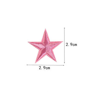 Offre Spéciale – Lot de mini-patchs brodés thermocollants en forme d'étoile et de cœur, colorés et mignons, de 1 pouce (2,5 cm) et 3 cm, pour vêtements d'enfants - Product Image 4