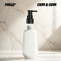 Flacon pompe en plastique PET de 150 ml, vide, rechargeable, pour shampoing, gel douche, produits de soin de la peau, liquides cosmétiques