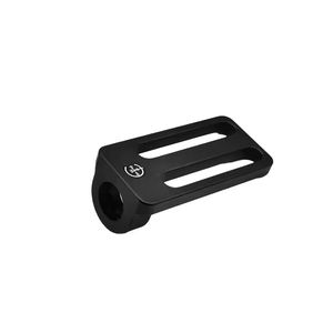 Adaptateur de boucle de sangle tactique pivotant à double ou simple point pour cordes de sangle, construction métallique durable, caractéristiques de sécurité - Product Image 4