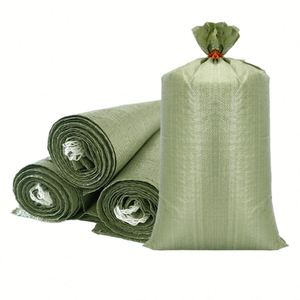 Sacs en PP tissés pour ciment 25 kg, sacs en plastique imprimés, emballage logistique, sac express - Product Image 1