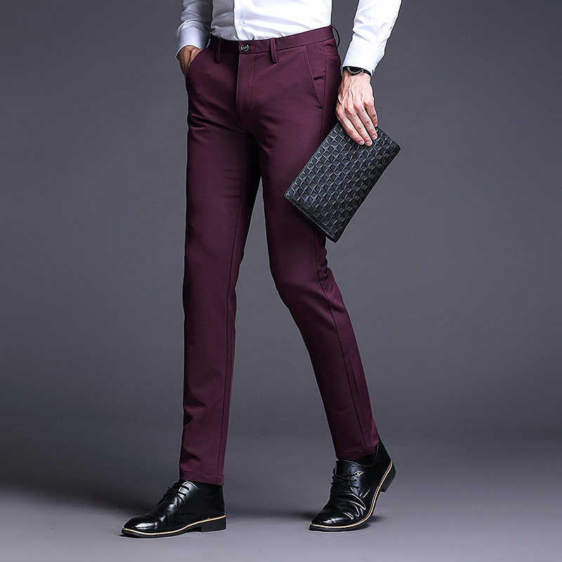 Venta al por mayor vino de color pantalones para los hombres-Compre online  los mejores vino de color pantalones para los hombres lotes de China vino  de color pantalones para los hombres a