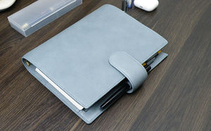 Luxe A6A5 cahier à feuilles mobiles en cuir exquis reliure artistique portefeuille imprimé <span class=keywords><strong>Journal</strong></span> - Product Image 2