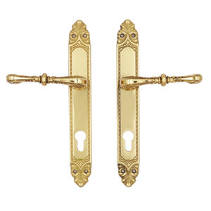 Cerradura de puerta Mortice Manija de alta calidad Cerradura Gabinete de lujo Placa de aleación de zinc de hierro Cilindro de cerradura euro para manijas de puerta de apartamento - Product Image 2