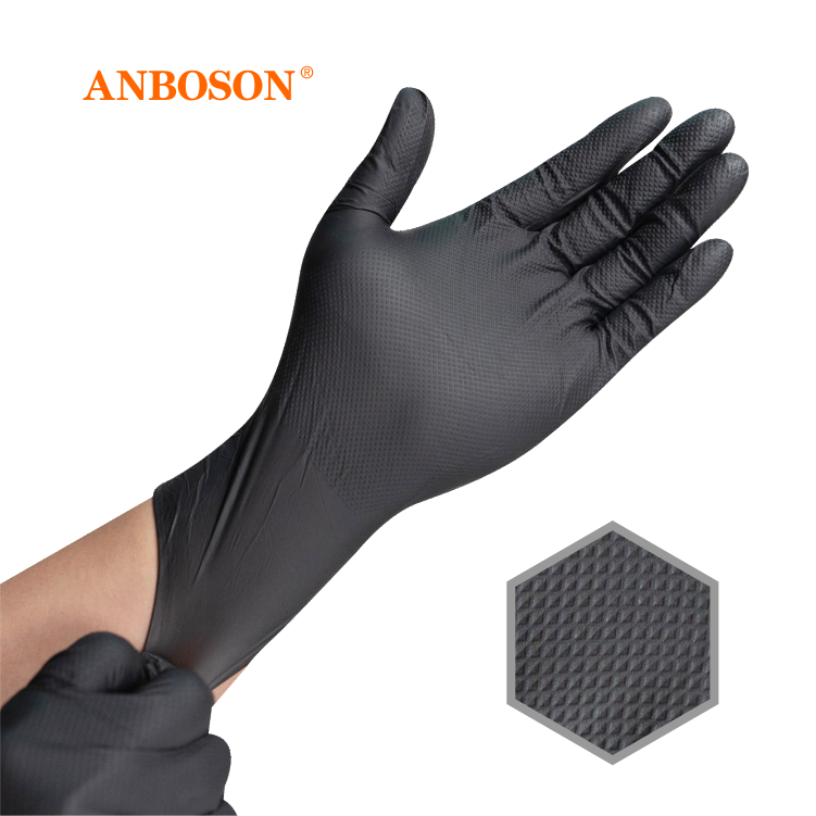 8 Mil Black Diamond Nitrile Gloves