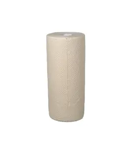 Big Roll Paper Towels Seasonal Print 2 Pack Wholesale Bulk Kitchen Towel Ply High Quality White Hygienic Embossed Cheap